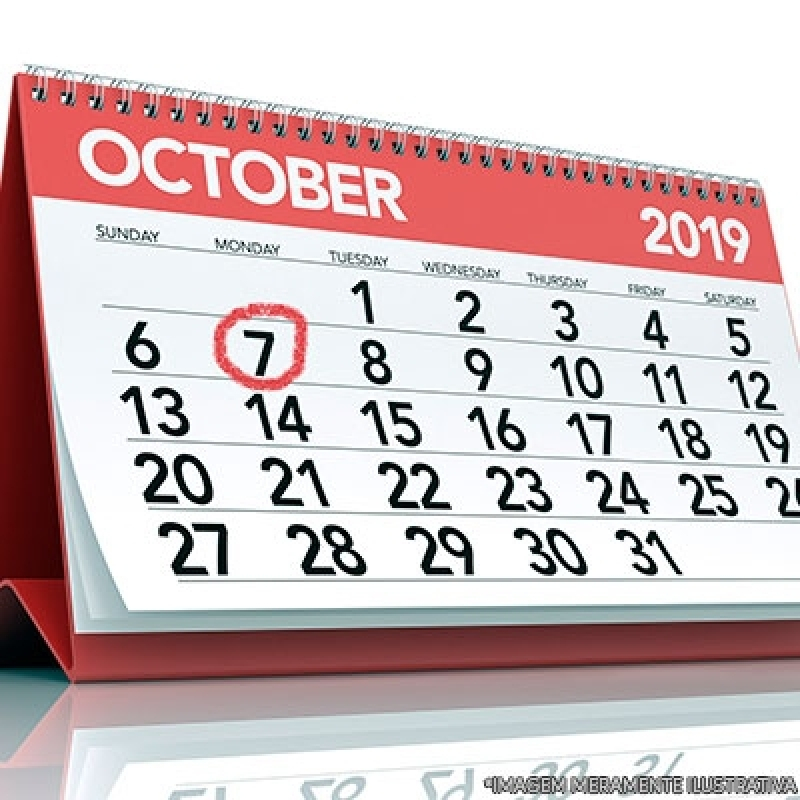Calendário Personalizado para Empresas  Fazenda Morumbi - Calendario de Mesa Espiral Personalizado Mongaguá