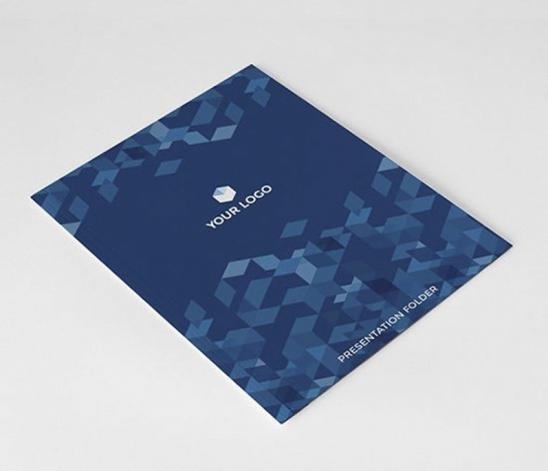 Fazer Folder Personalizado Real Parque - Folder Canva