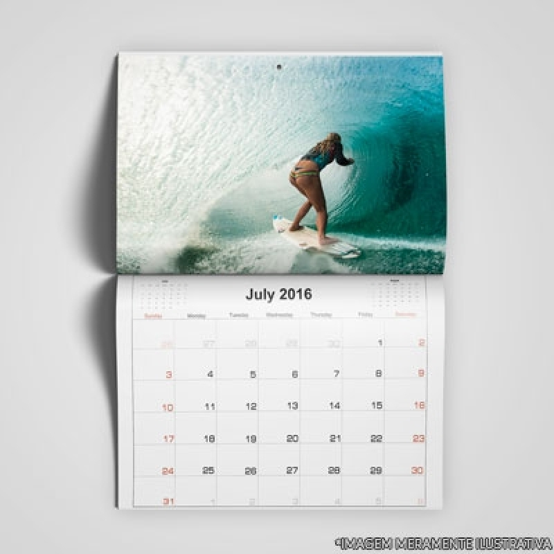 Preço de Calendário Grande Personalizado Pacaembu - Calendario Personalizado para Lembrancinha Cubatão